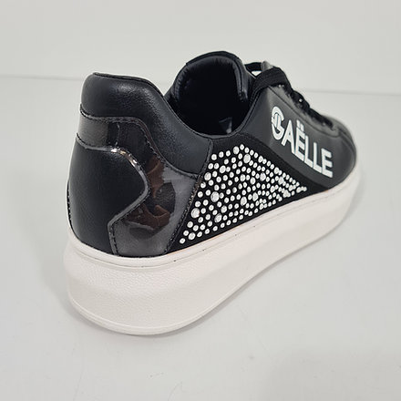 Sneakers nere donna Gaelle strass 3